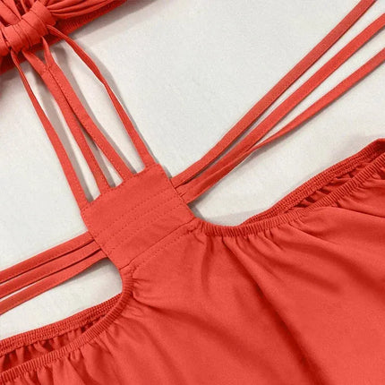Women’s Sexy Summer Dress – Sleeveless, Backless & Pleated Beach Party Style