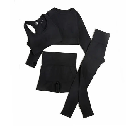 Women’s Yoga Set – 2/3/4 Pcs Fitness Gym Sportswear