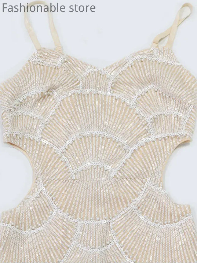 Sexy Women’s Sequin Party Dress