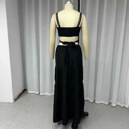 Women’s Sexy Summer Dress – Sleeveless, Backless & Pleated Beach Party Style