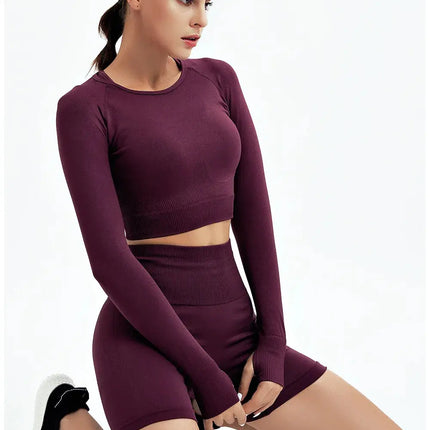 Women’s Yoga Set – 2/3/4 Pcs Fitness Gym Sportswear