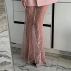 Pink half skirt / L