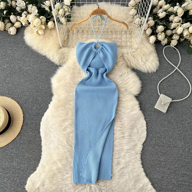"An elegant bodycon silhouette with a refined, curve-enhancing fit."