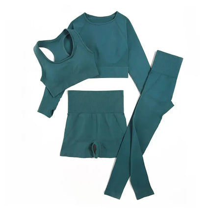 Women’s Yoga Set – 2/3/4 Pcs Fitness Gym Sportswear