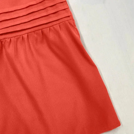 Women’s Sexy Summer Dress – Sleeveless, Backless & Pleated Beach Party Style