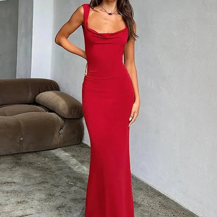 Backless Bodycon with Bow Lace-Up Detail, Sexy Mermaid
