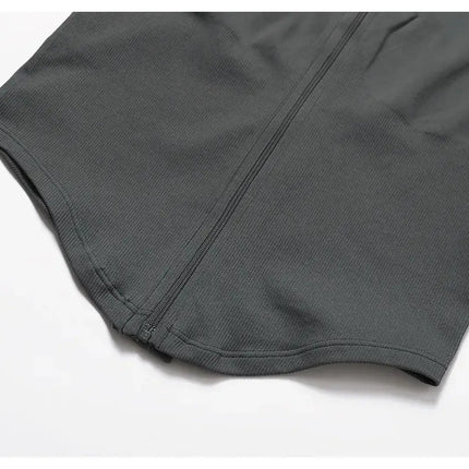 Long Sleeve Stand Collar Fitness & Running Top